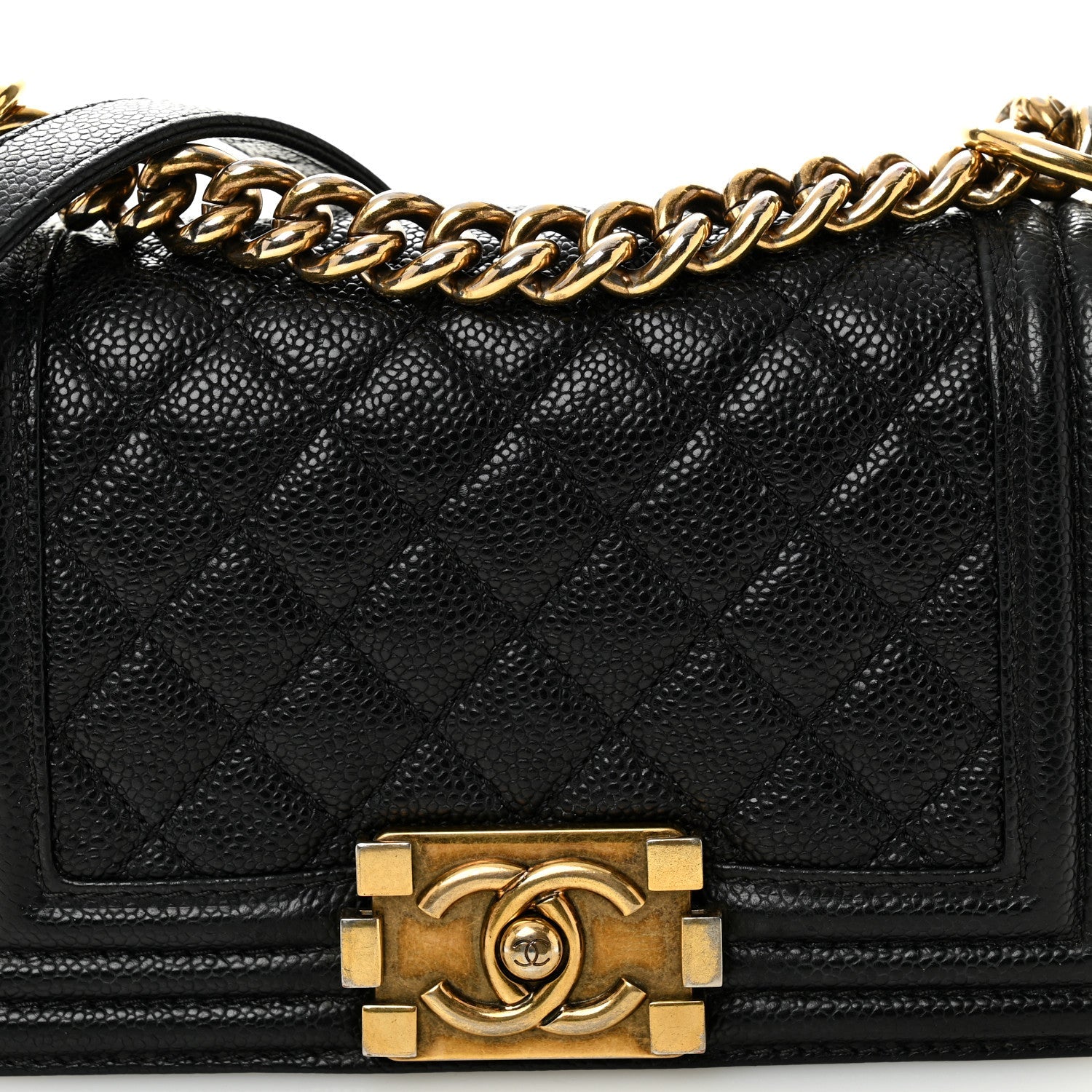 Chanel Caviar Quilted Small Boy Flap Black