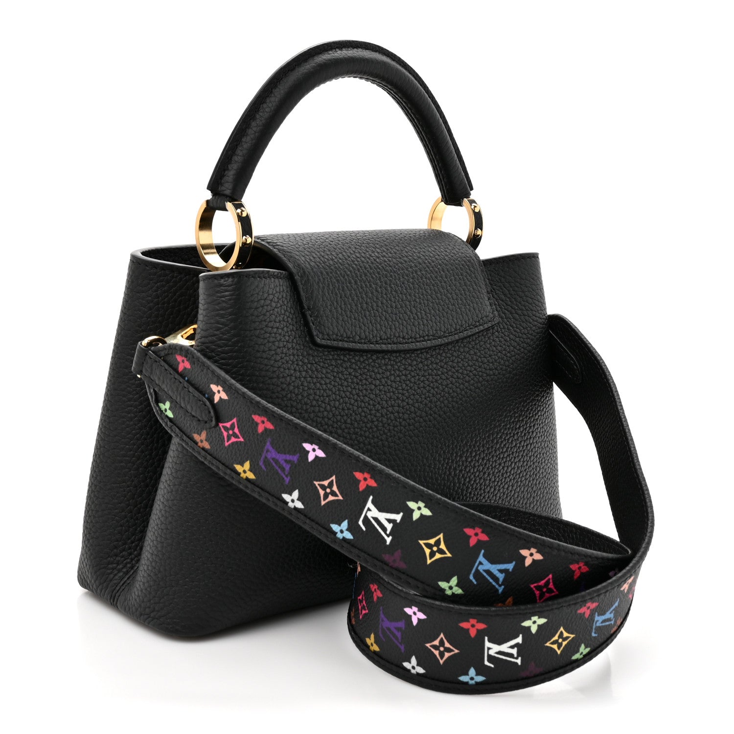 Louis Vuitton LV X TM Taurillon BB Capucines Black