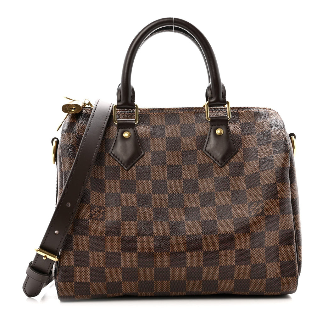 Louis Vuitton Damier Ebene Speedy Bandouliere 25