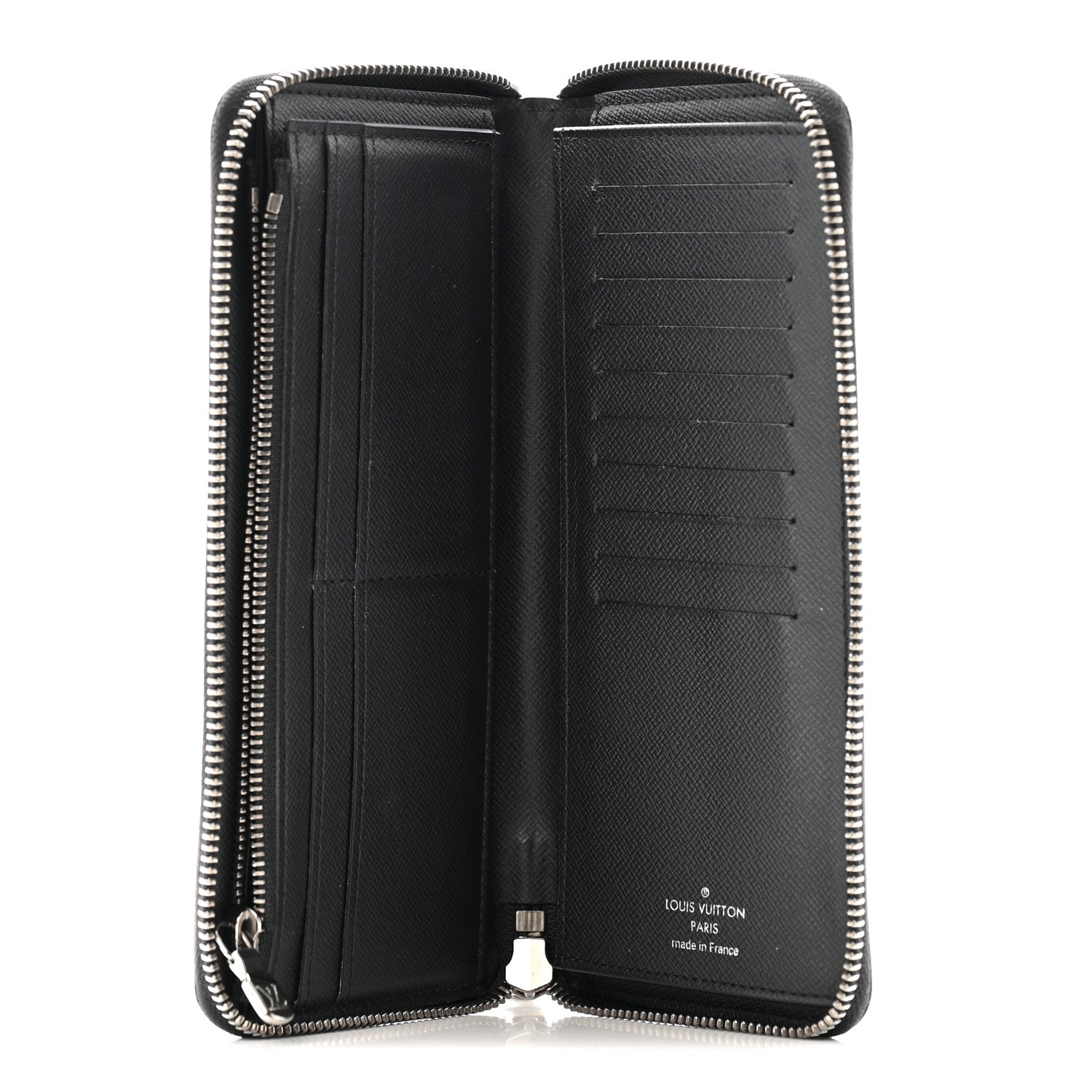 Louis Vuitton Monogram Eclipse Vertical Zippy Wallet