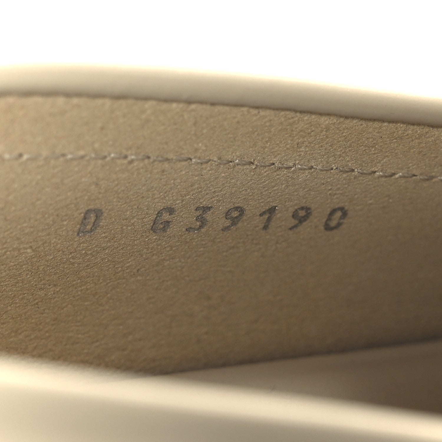 Chanel Shiny Calfskin Logo Loafers 38.5 Beige