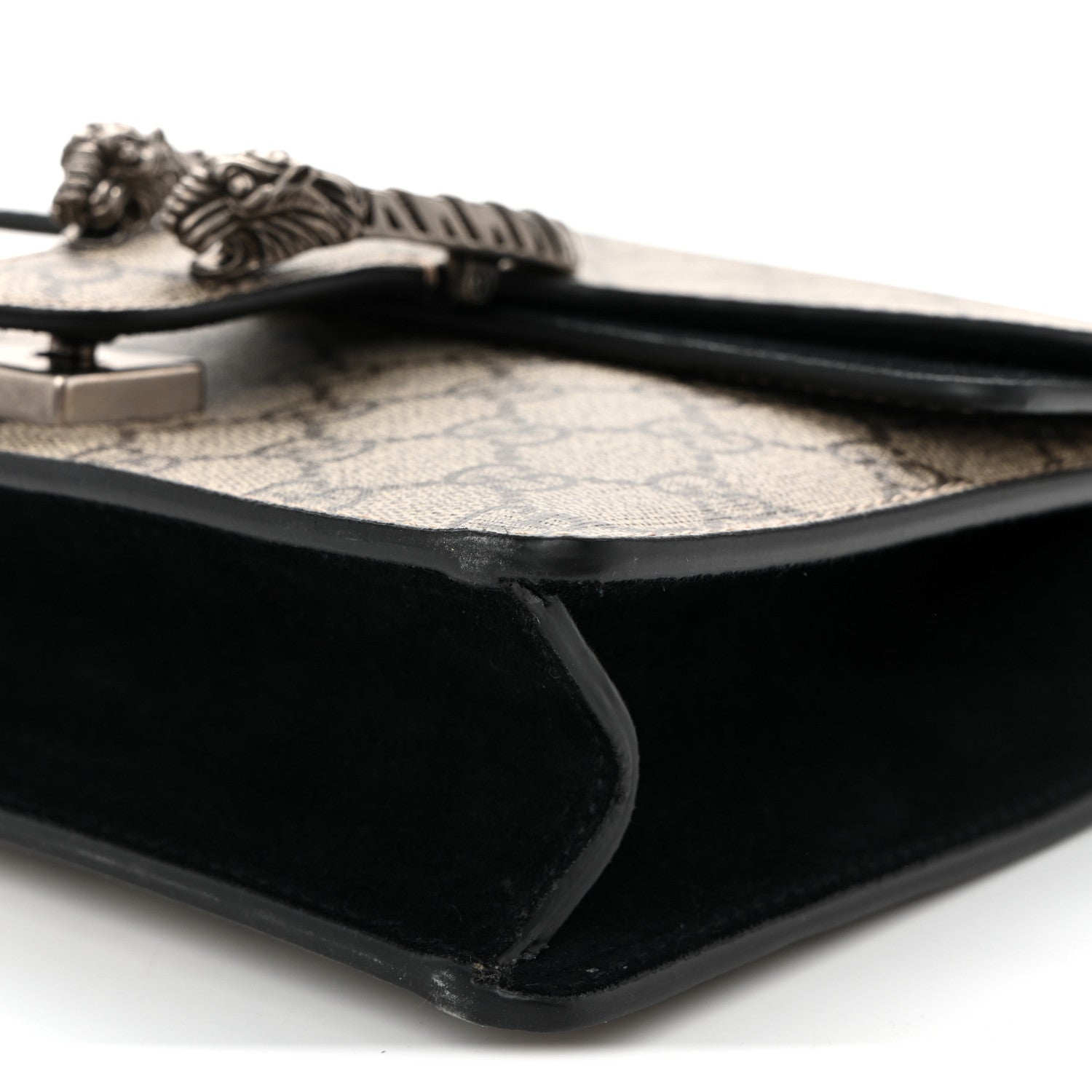 Gucci GG Supreme Monogram Mini Dionysus Shoulder Bag Black