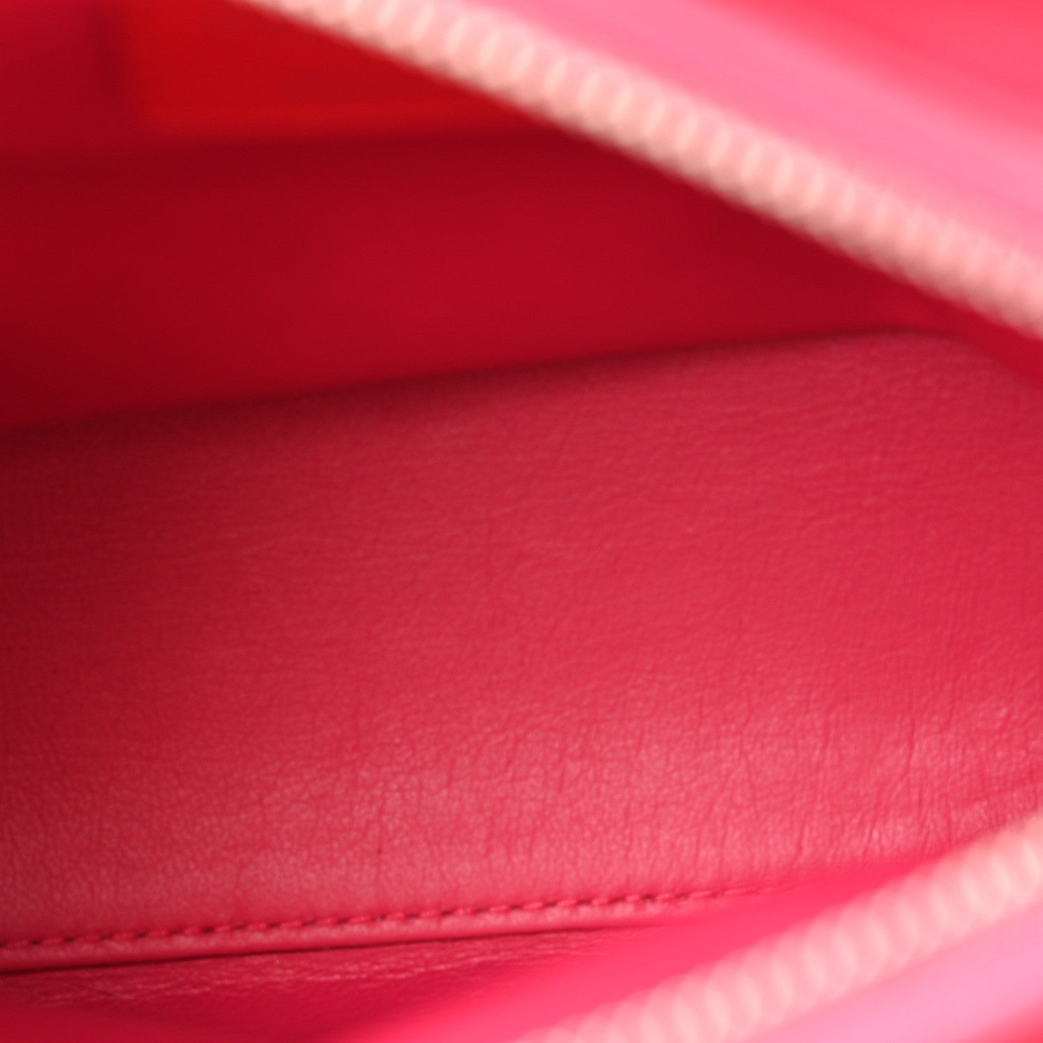 Christian Dior Lambskin Cannage Medium Bi-Color Lady Dior Orange Fuchsia