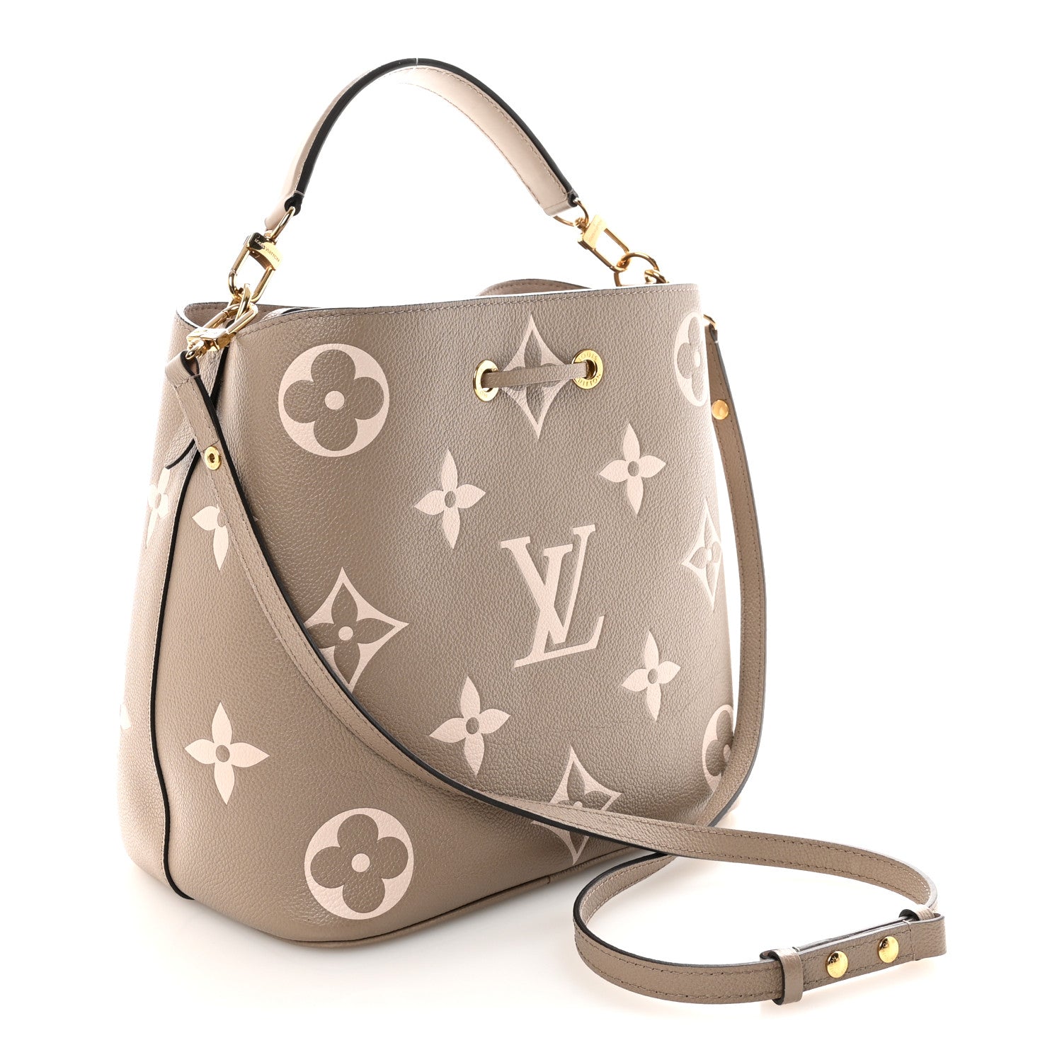 Louis Vuitton Empreinte Monogram Giant Neonoe MM Tourterelle Creme