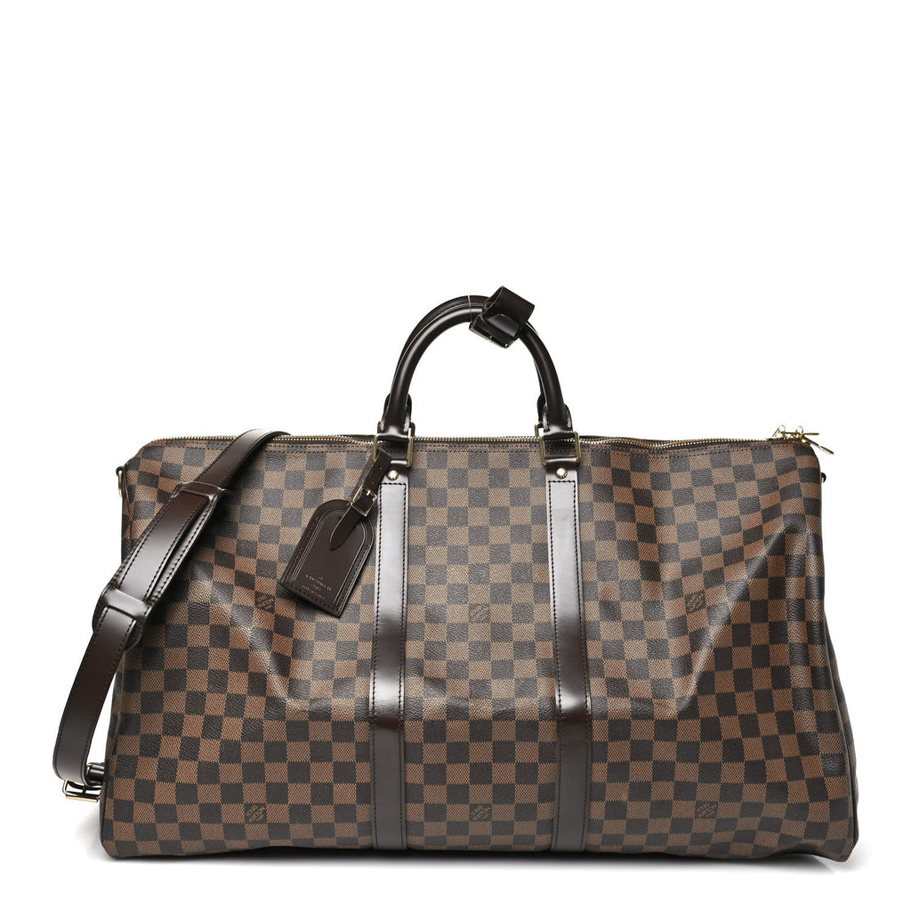 Louis Vuitton Damier Ebene Keepall Bandouliere 55