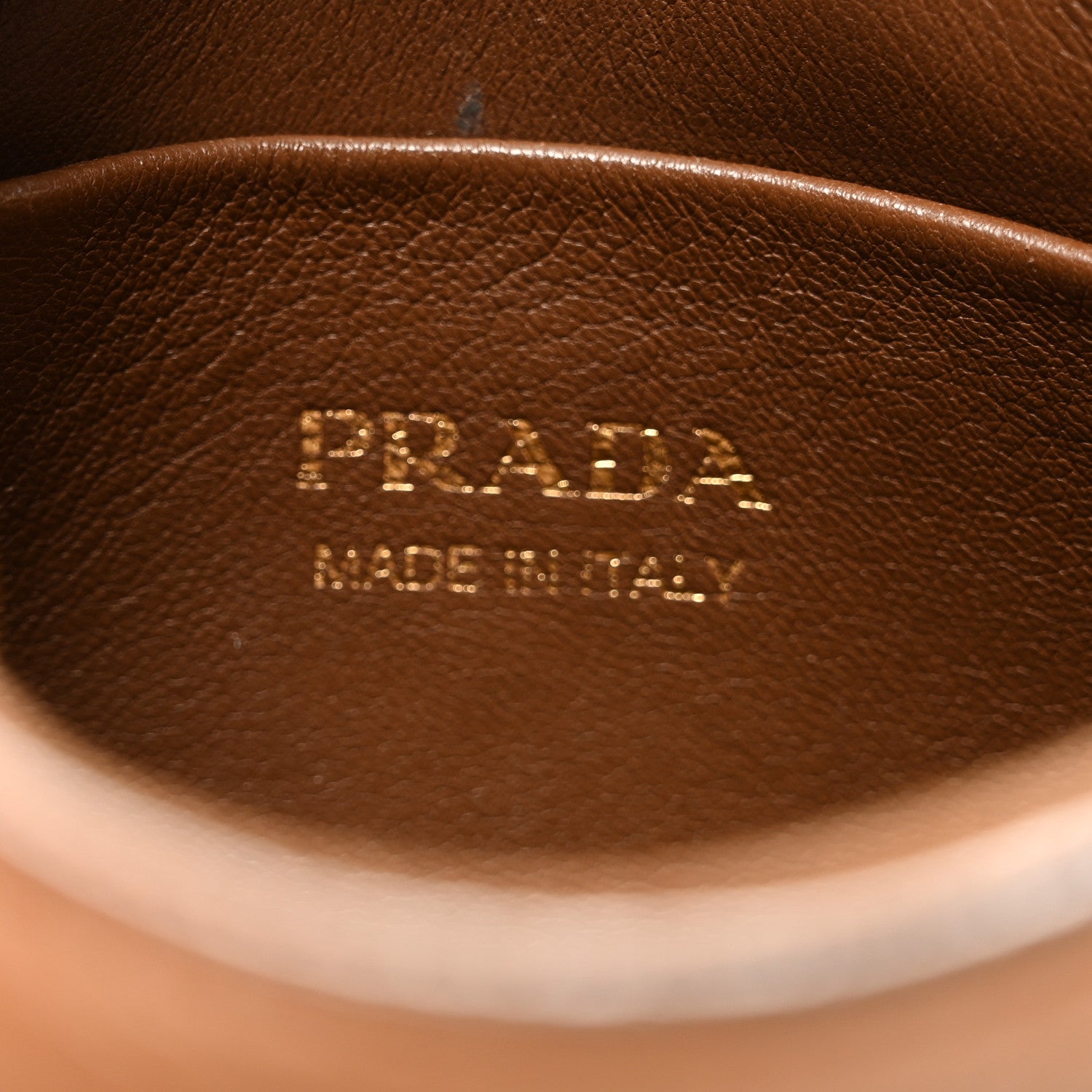Prada Vitello Daino Soft Zippered Hobo Shoulder Bag Caramel