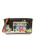 Louis Vuitton Monogram 2022 Christmas Animation New York Soho Pochette Felicie Chain Wallet Yellow