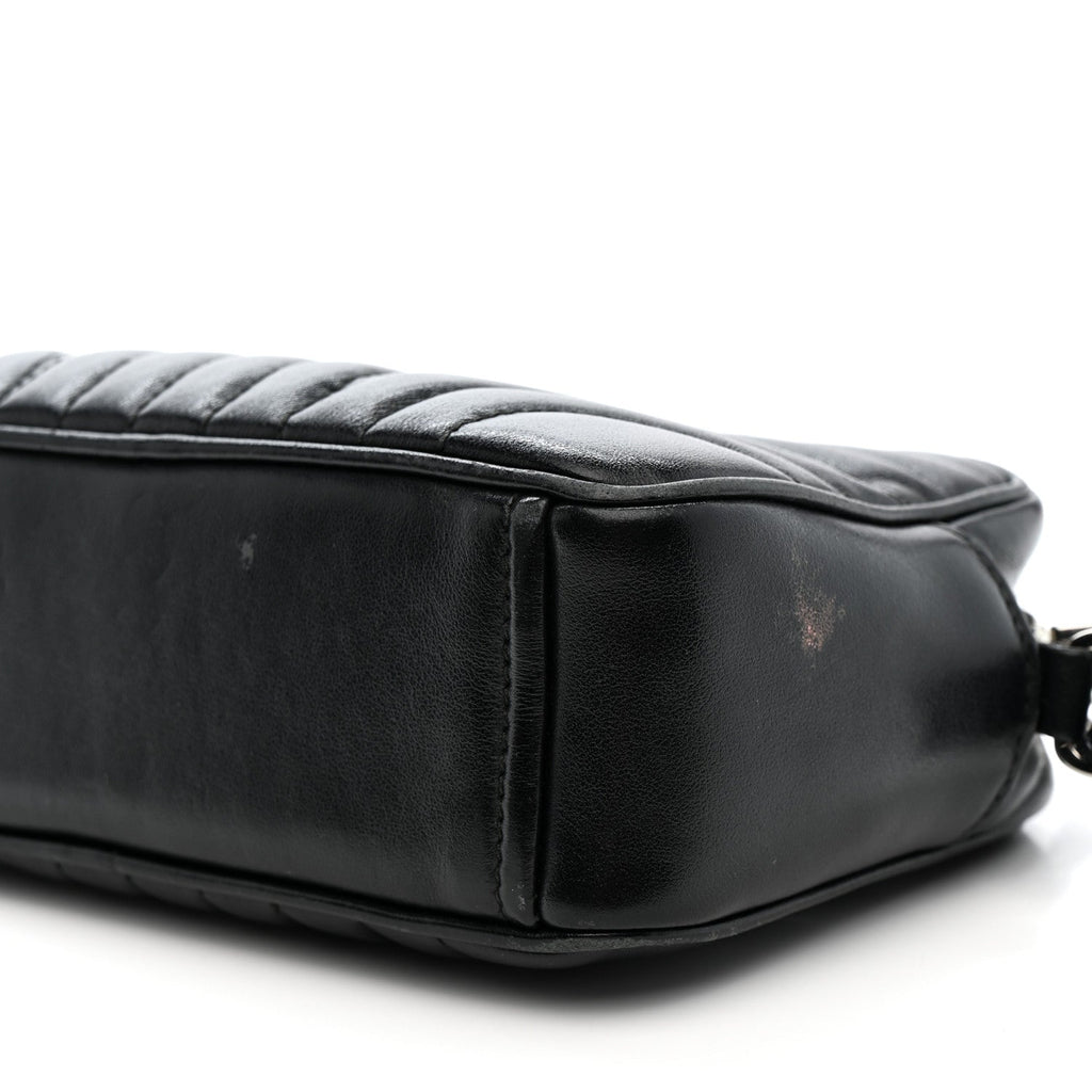 Prada Soft Calfskin Diagramme Camera Bag Black