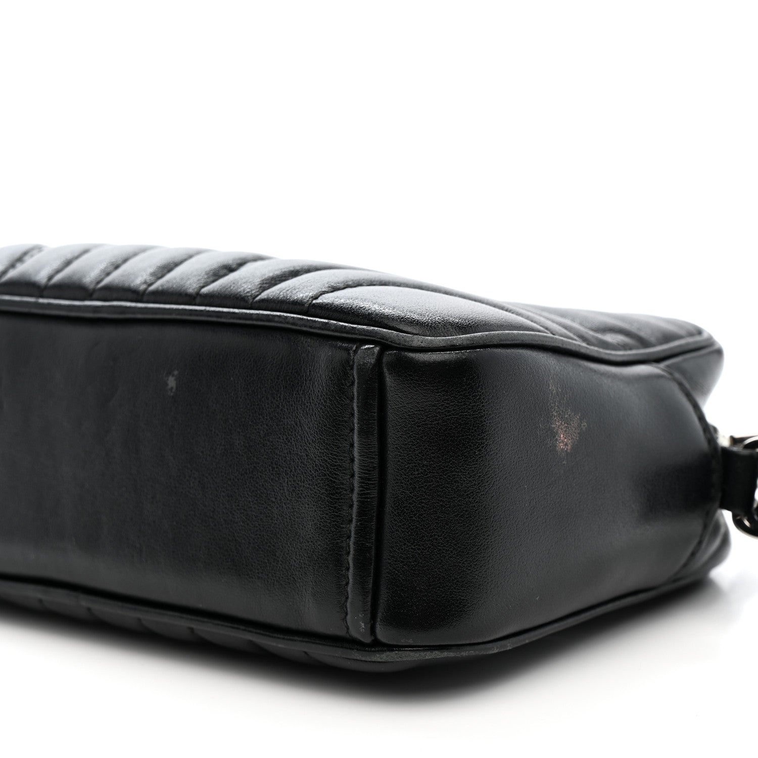 Prada Soft Calfskin Diagramme Camera Bag Black