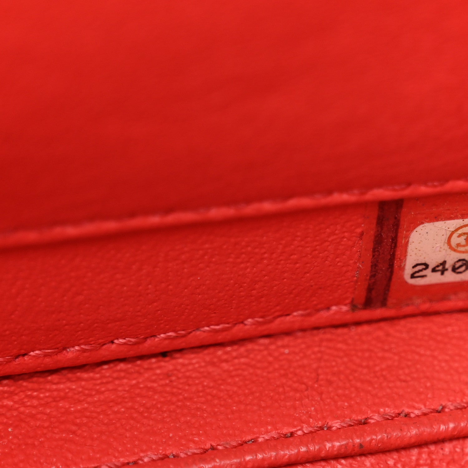 Chanel Caviar Quilted Small CC Filigree Vanity Case Coral