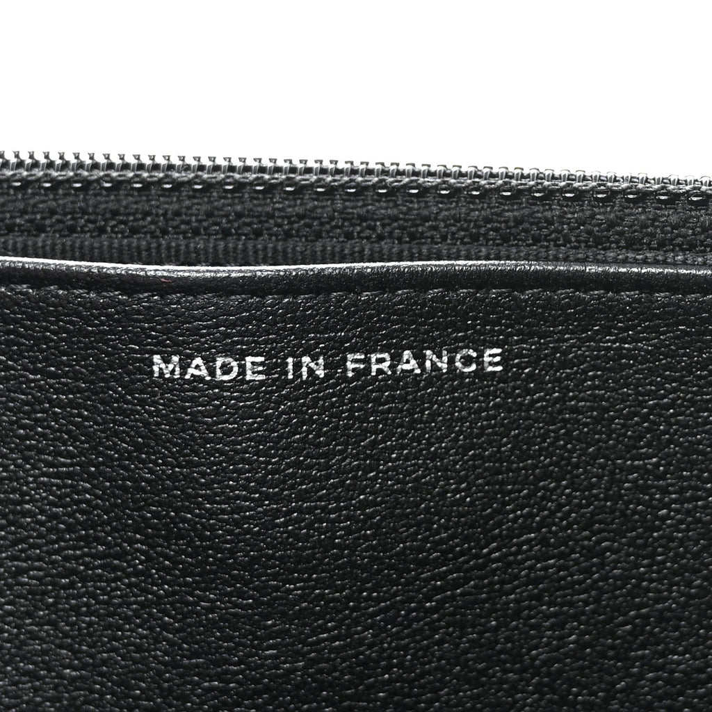 Chanel Lambskin Quilted Trendy CC Wallet On Chain WOC So Black