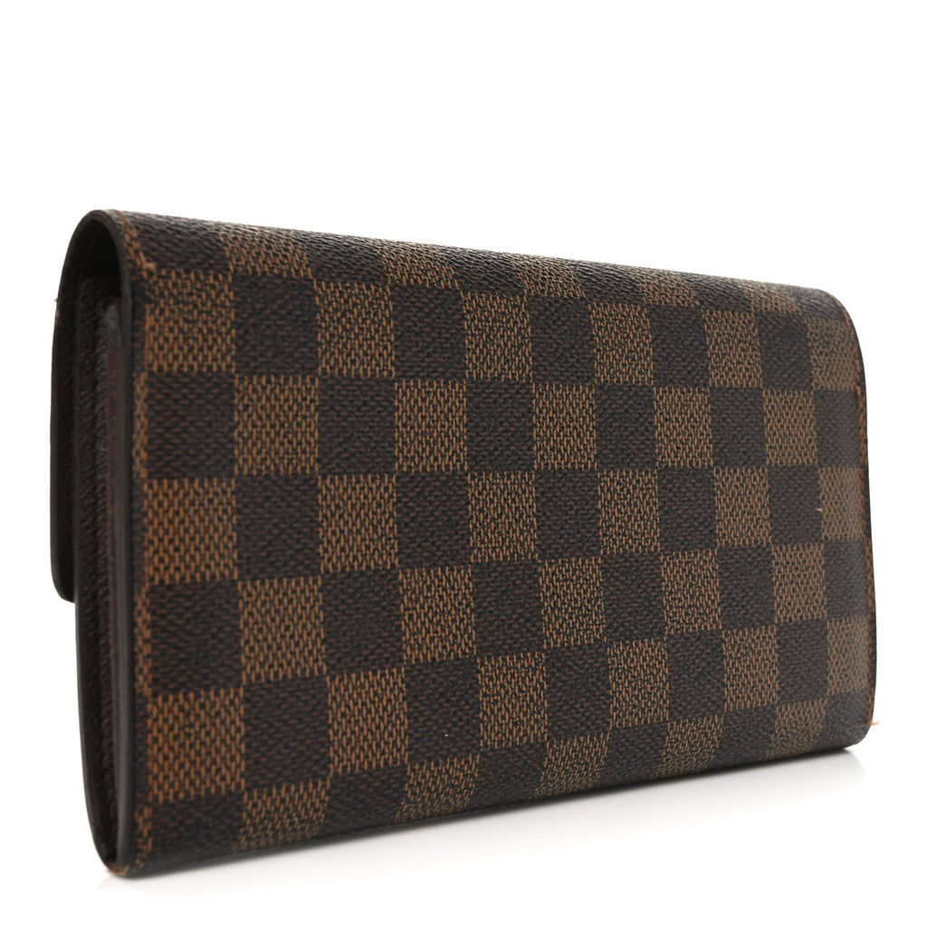 Louis Vuitton Damier Ebene Sarah Wallet