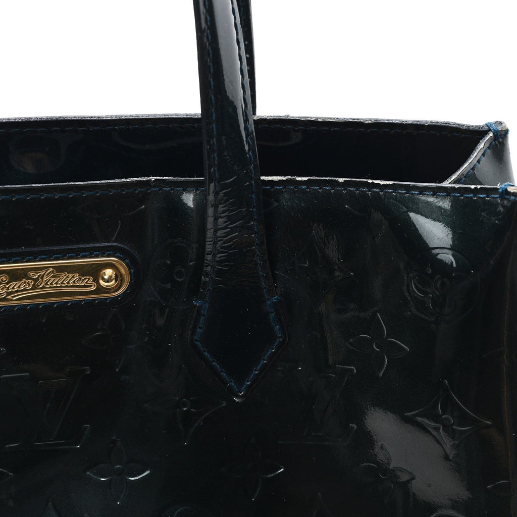 Louis Vuitton Vernis Wilshire PM Blue Nuit