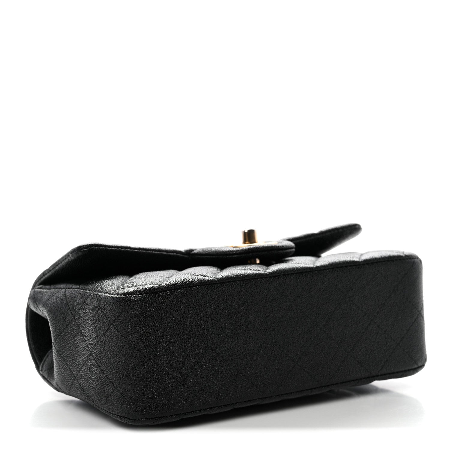 Chanel Caviar Quilted Mini Top Handle Rectangular Flap Black