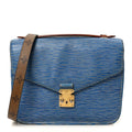 Louis Vuitton Epi Reverse Monogram Pochette Metis Denim Light