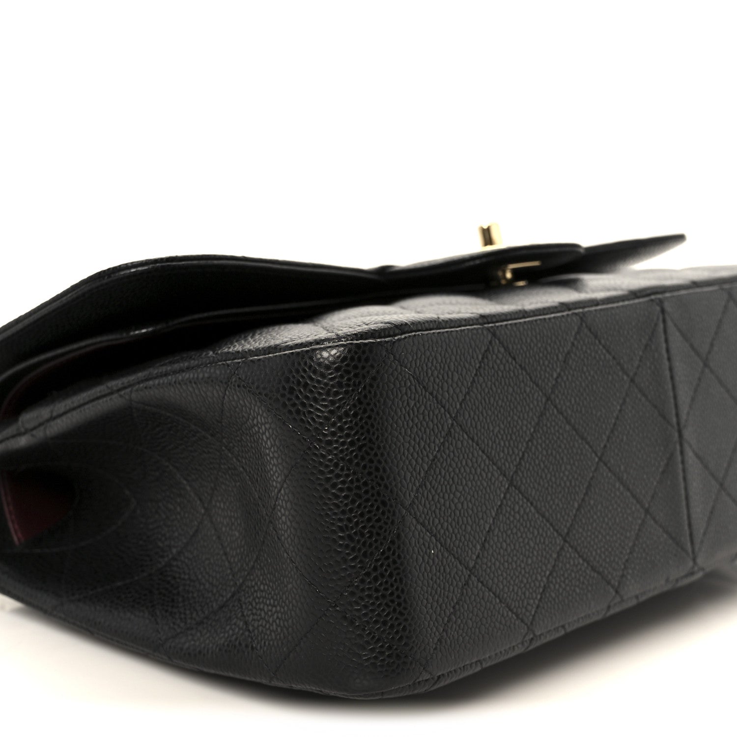 Chanel Caviar Quilted Jumbo Double Flap Black