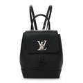 Louis Vuitton Calfskin Lockme Mini Backpack Black