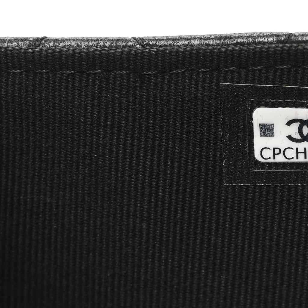 Chanel Lambskin Quilted Flap Shoulder Bag Chain Black