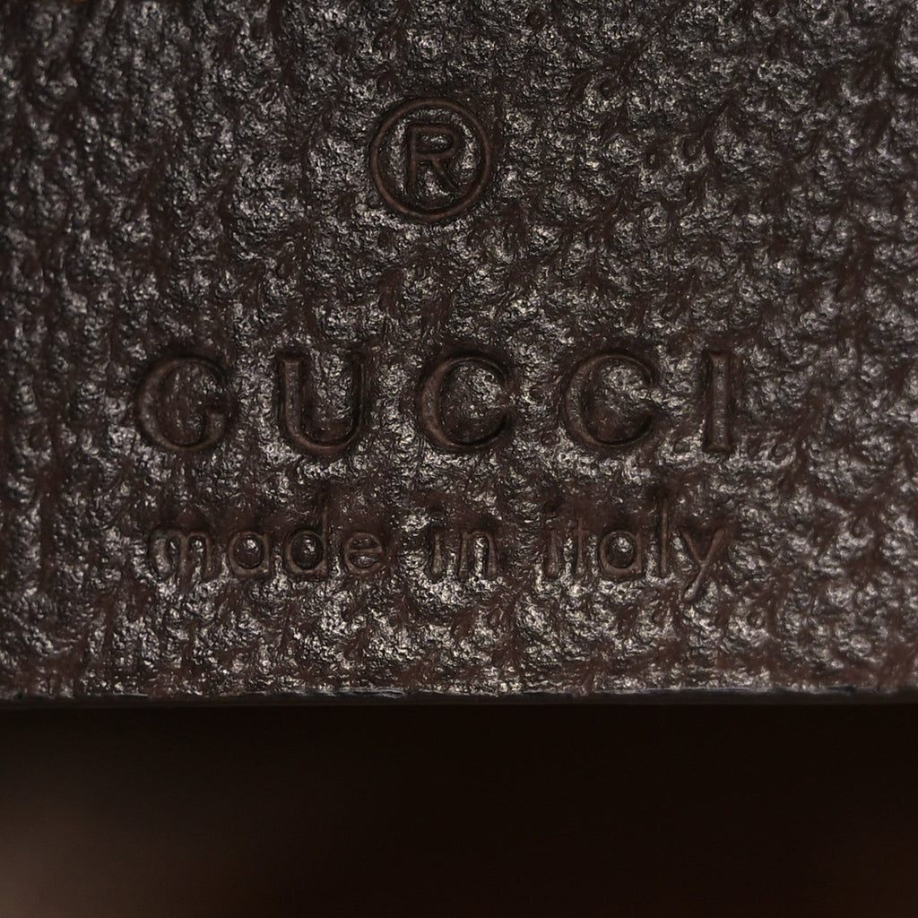 Gucci GG Supreme Monogram Web Ophidia Pouch Brown