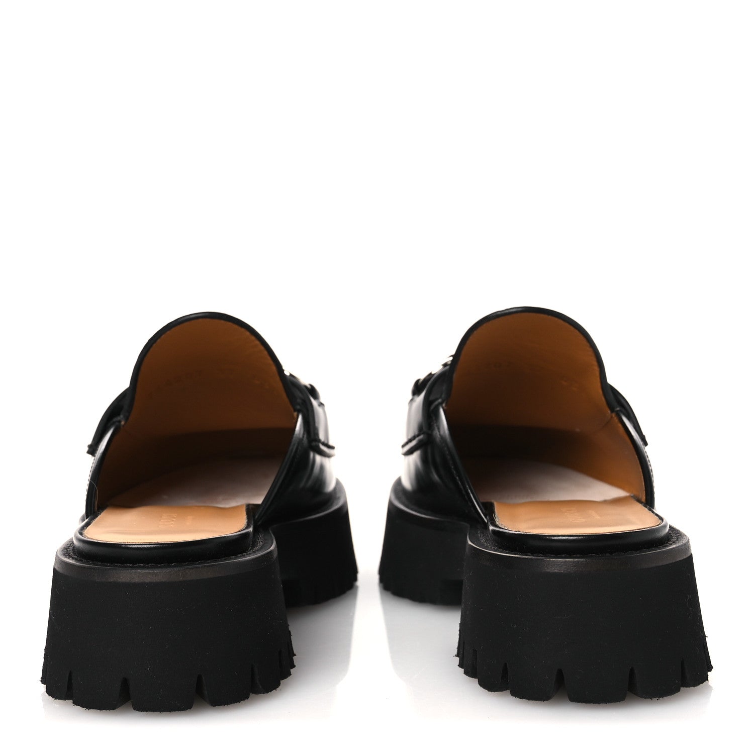 Gucci Cordovan Lux Womens Sylke Horsebit Platform Mules 37 Black