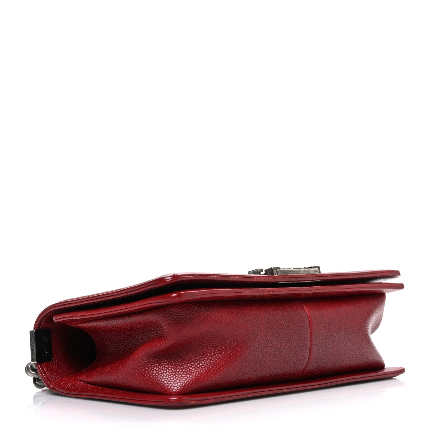 Chanel Caviar Quilted Medium Boy Flap Dark Red