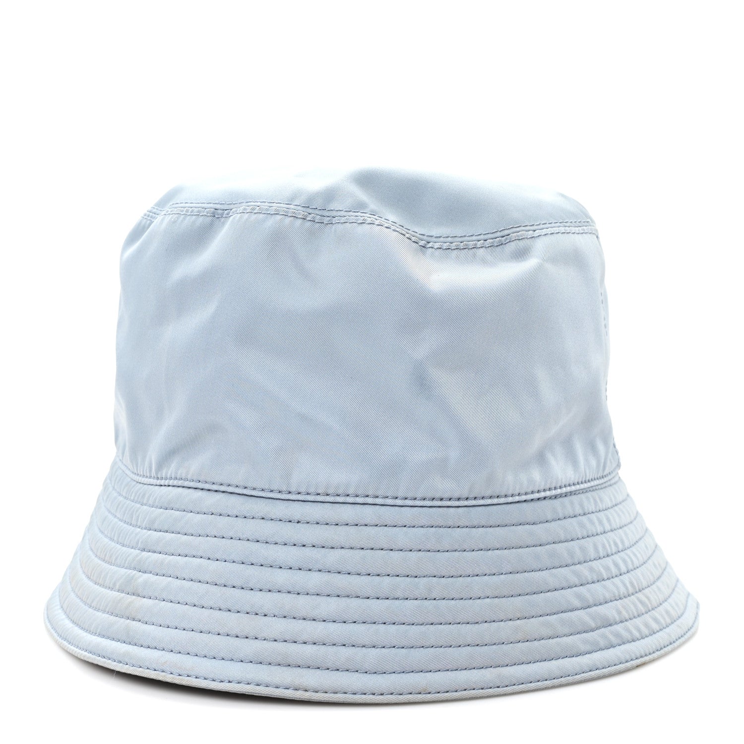 Prada Re-Nylon Metal Triangle Logo Womens Bucket Hat Astrale