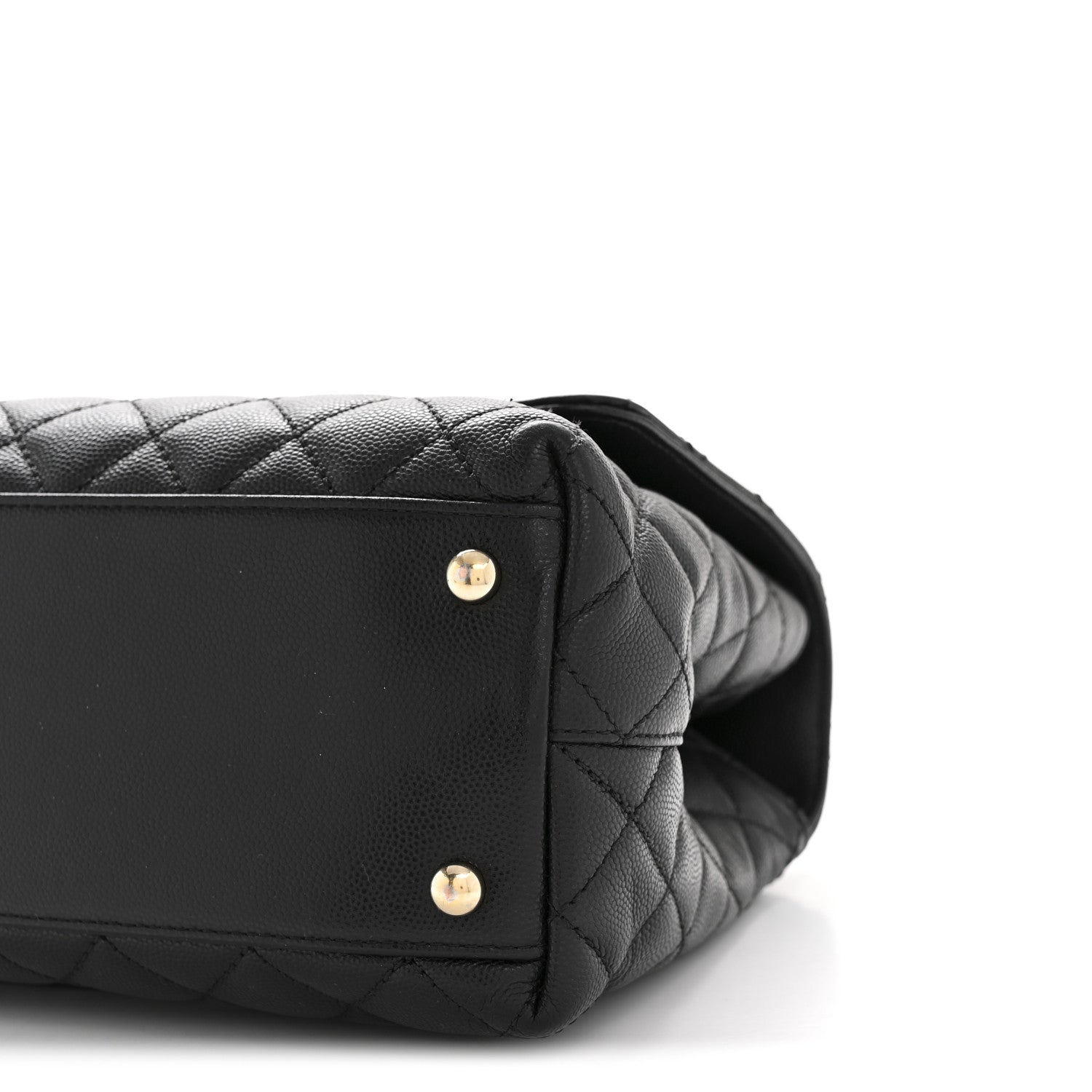 Chanel Caviar Quilted Small Coco Handle Flap Black