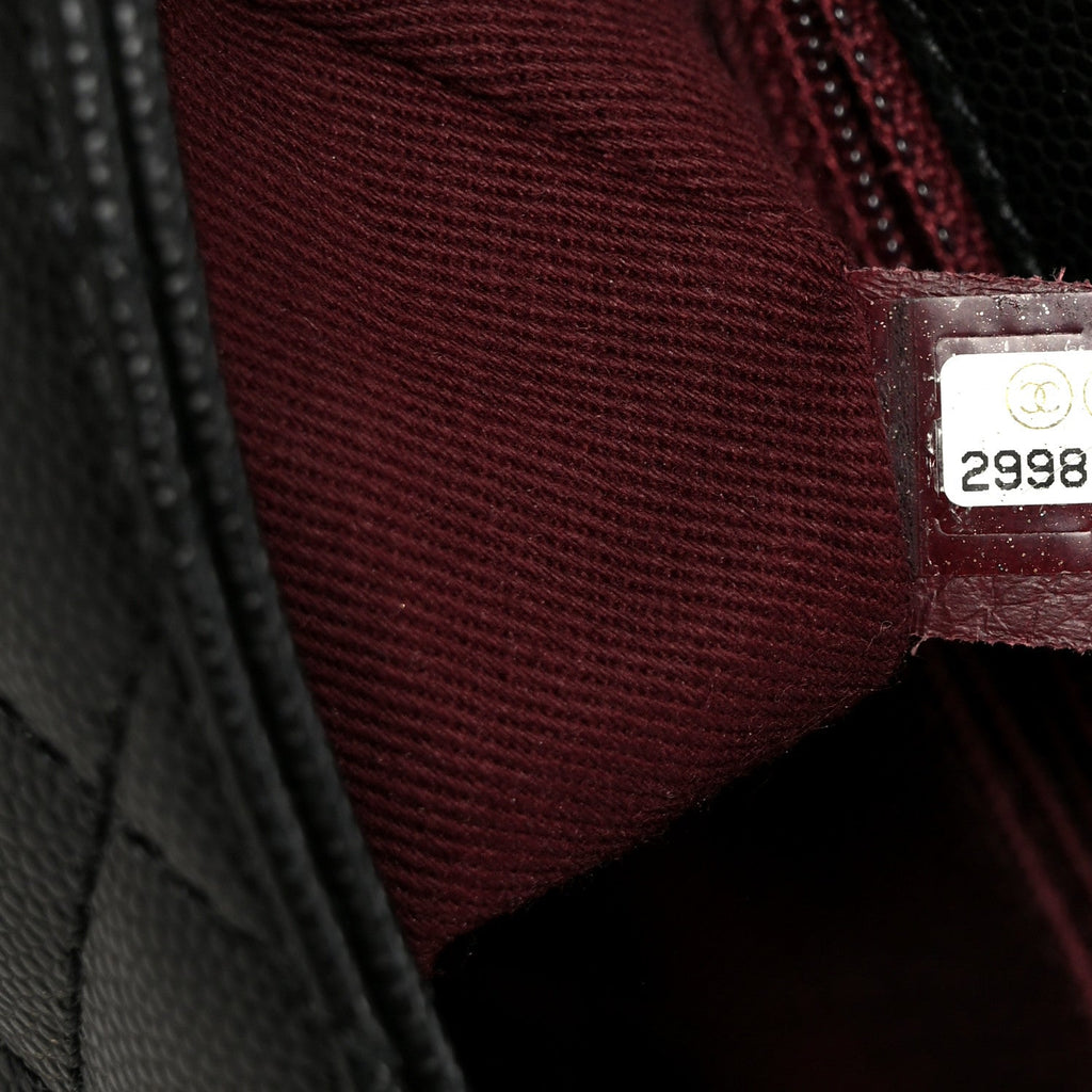 Chanel Caviar Quilted Mini Coco Handle Flap Black