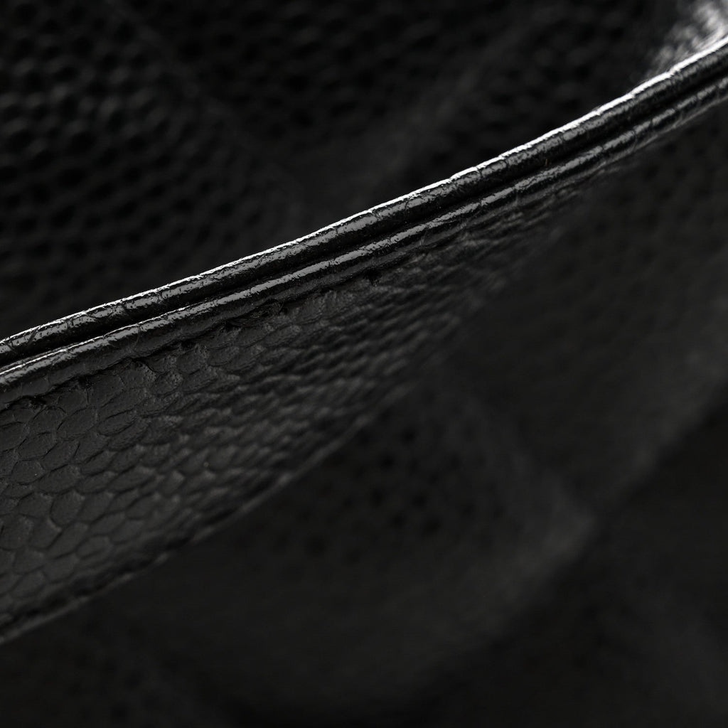 Chanel Caviar Quilted Grand Shopping Tote GST Black