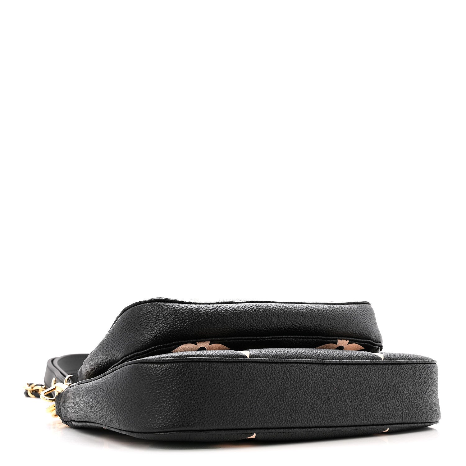 Louis Vuitton Empreinte Monogram Giant Multi Pochette Accessories Black Beige