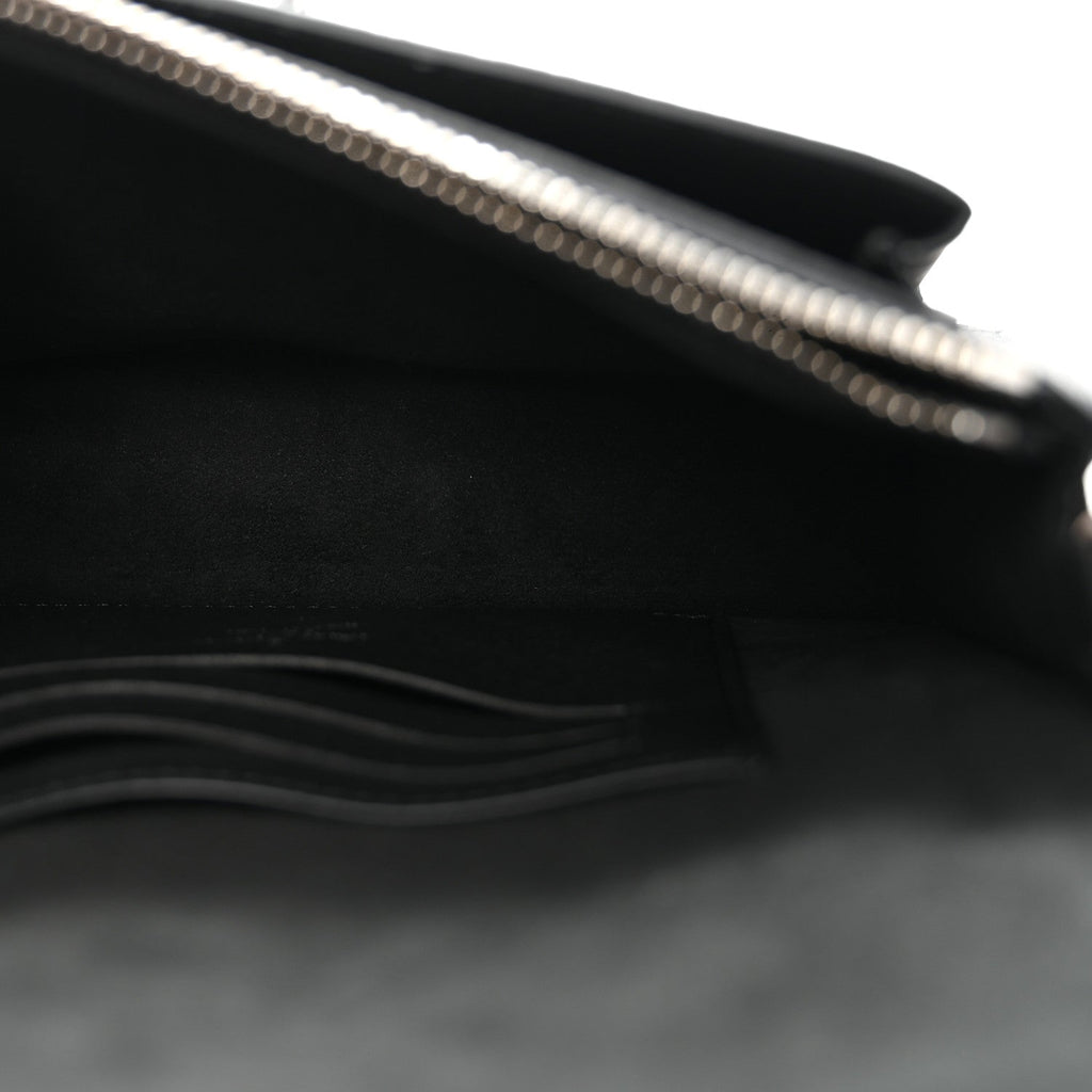 Louis Vuitton Soft Calfskin My Lockme Chain Pochette Black
