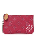 Louis Vuitton Monogram Heritage Key Pouch S Pondicherry Pink