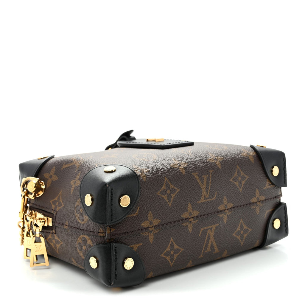 Louis Vuitton Monogram Petite Malle Souple Black