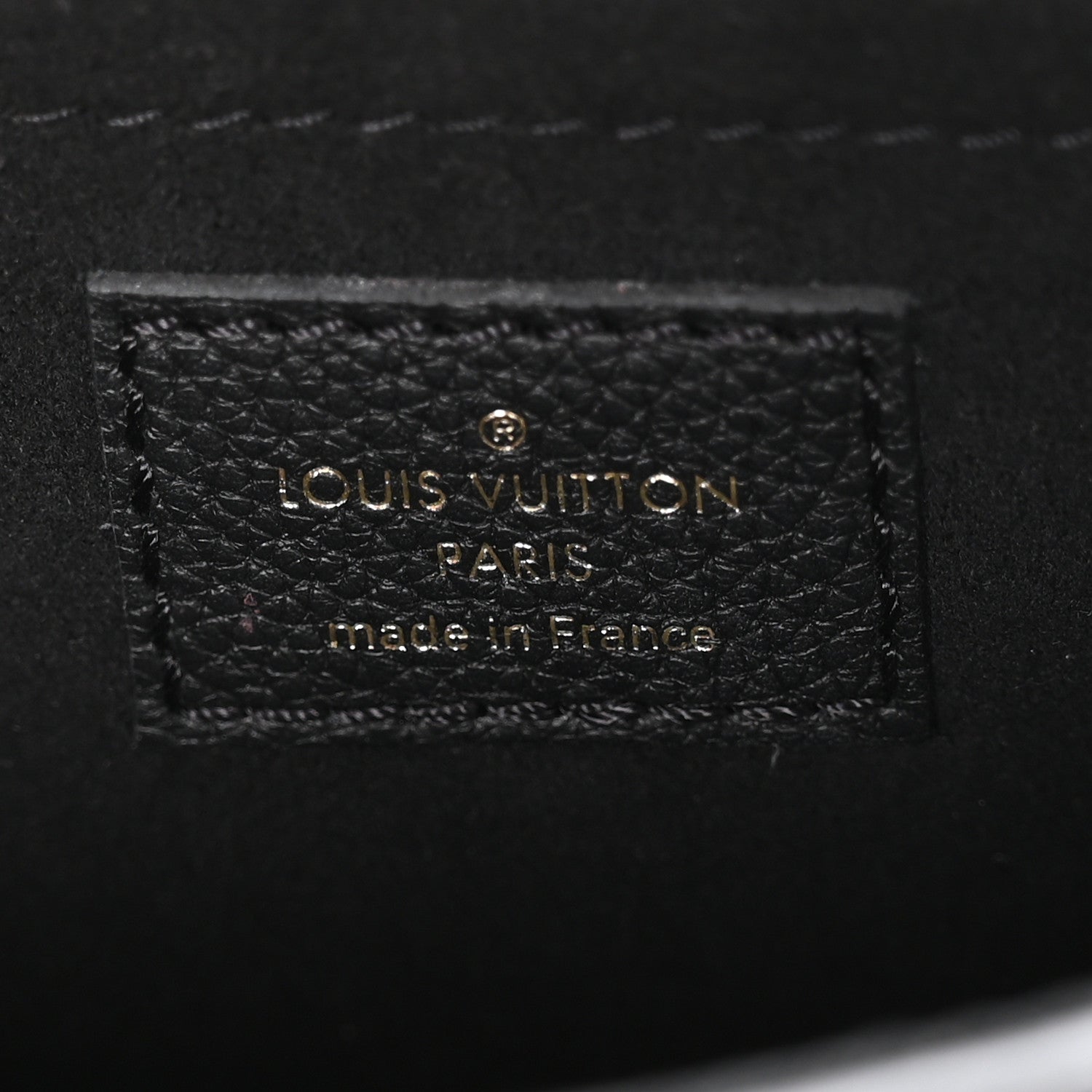 Louis Vuitton Grained Calfskin Lockme Tender Black