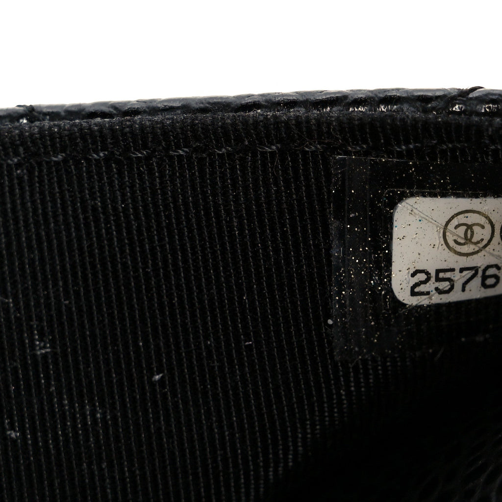 Chanel Caviar Quilted Wallet On Chain WOC Black