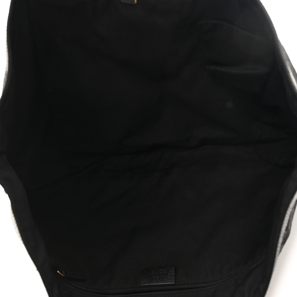 Gucci Monogram Large Abbey Tote Black