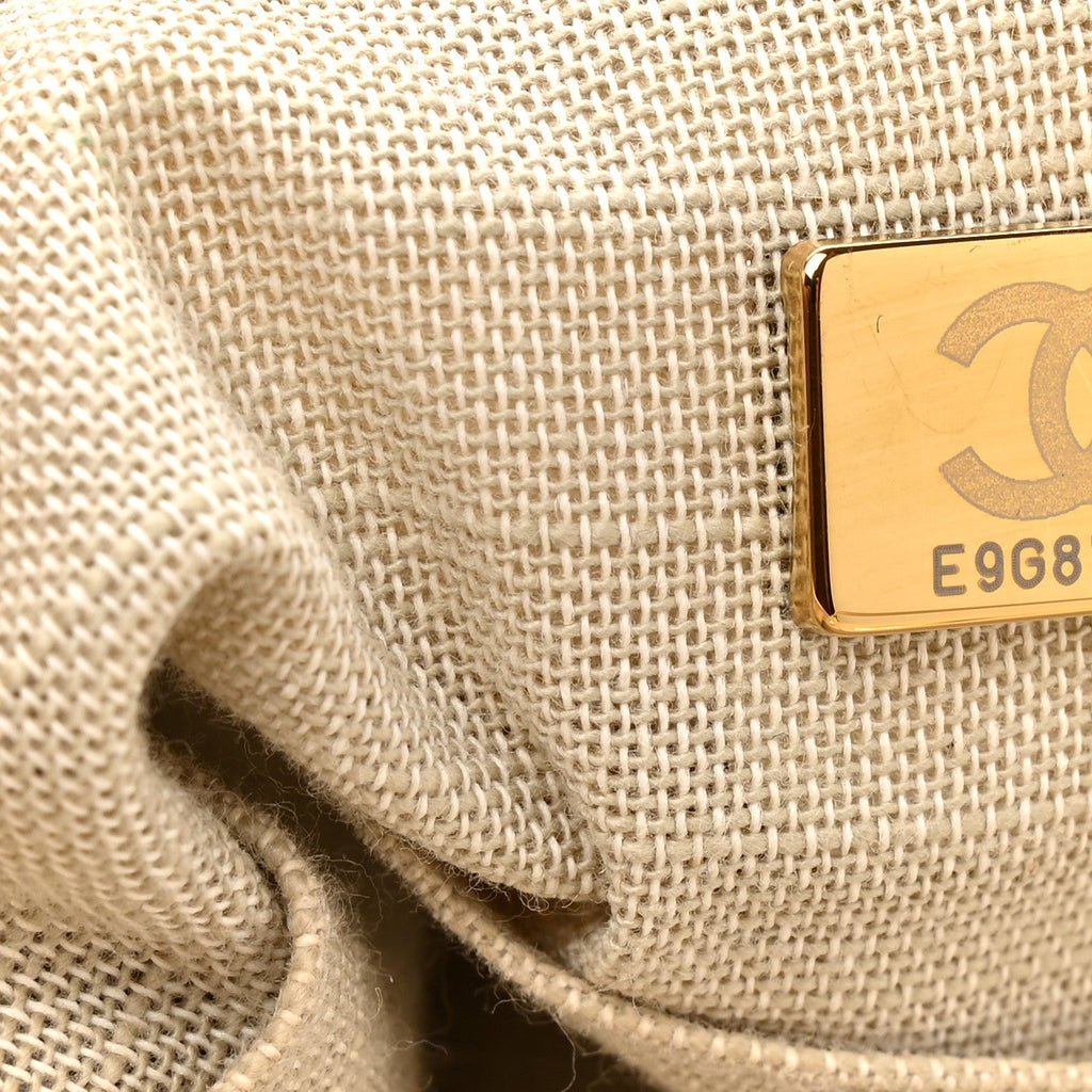 Chanel Mixed Fibers Small Deauville Tote White