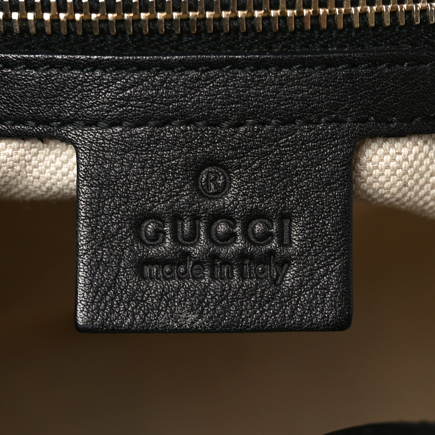 Gucci Patent Microguccissima Small Nice Top Handle Dome Bag Black