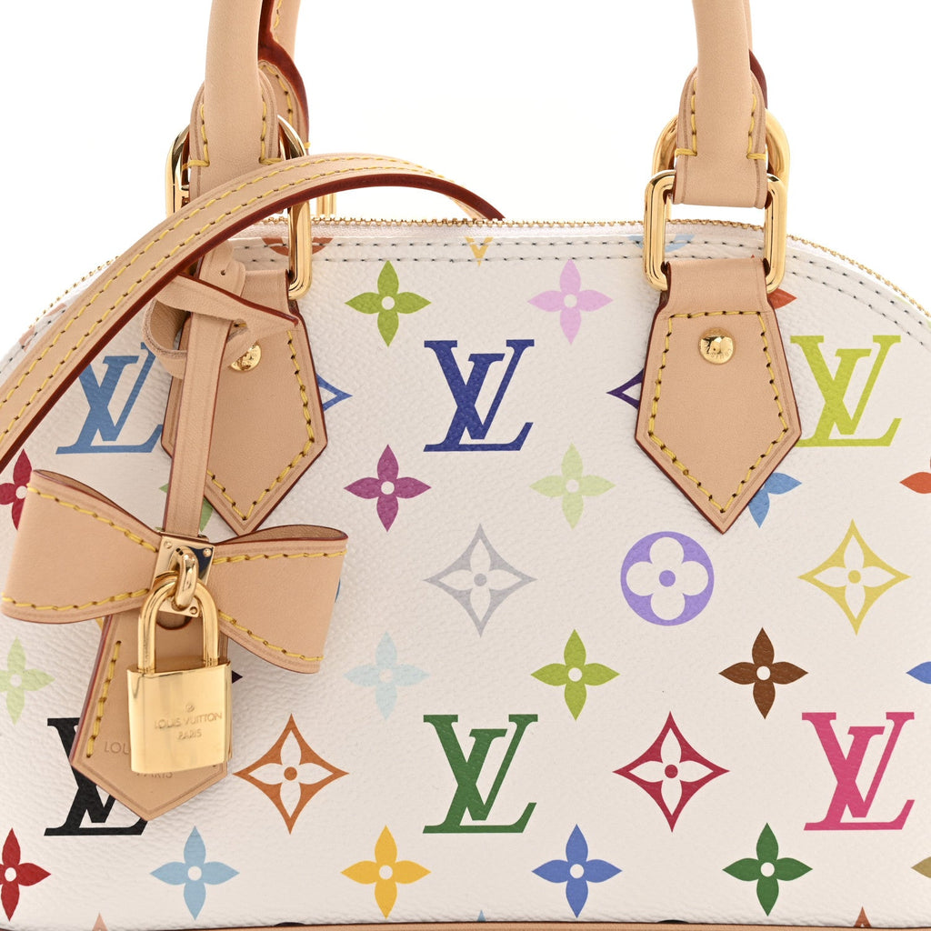 Louis Vuitton LV x TM Monogram Multicolor Alma BB White
