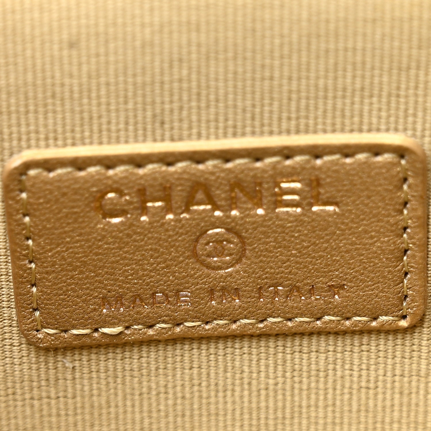 Chanel Lambskin Quilted Mini Pearl Crush Vanity Case With Chain Black