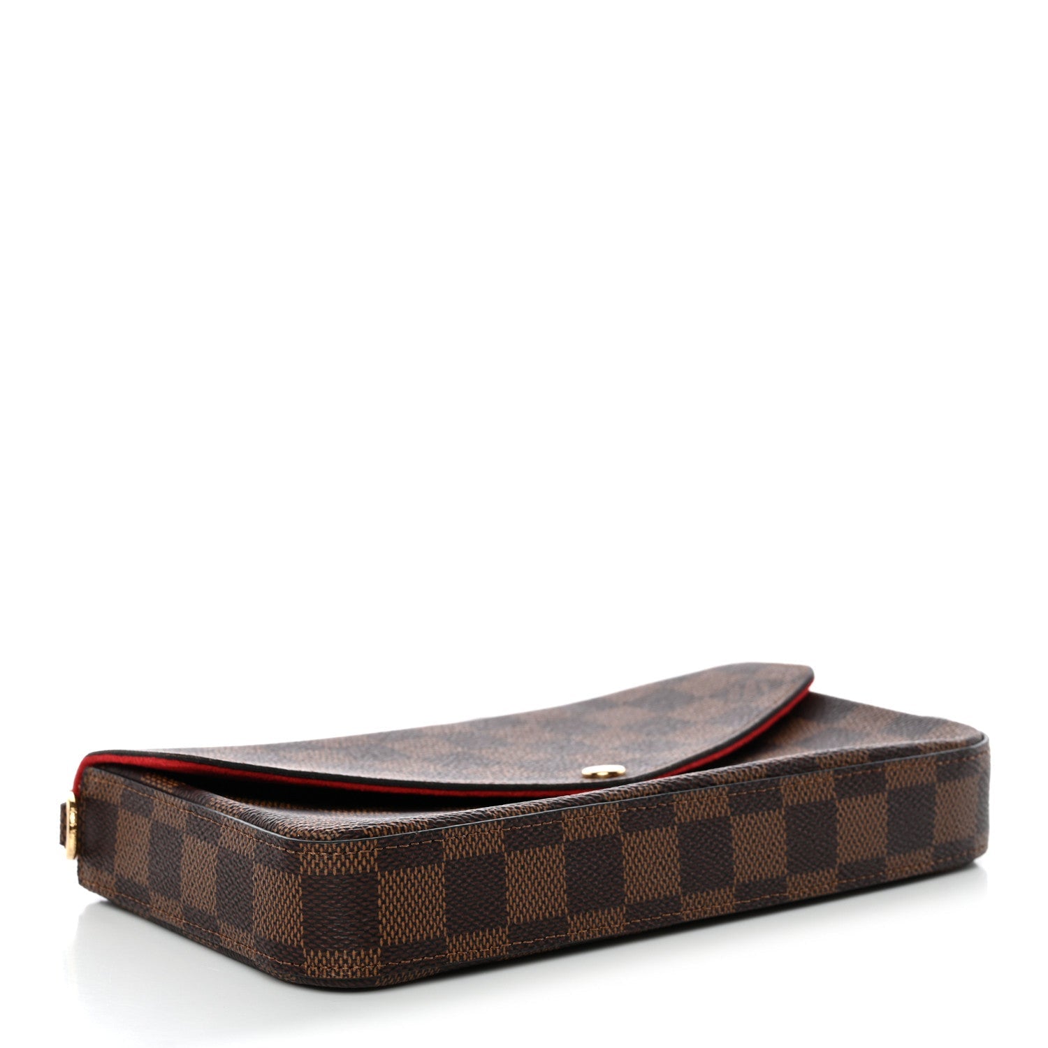 Louis Vuitton Damier Ebene Pochette Felicie Chain Wallet