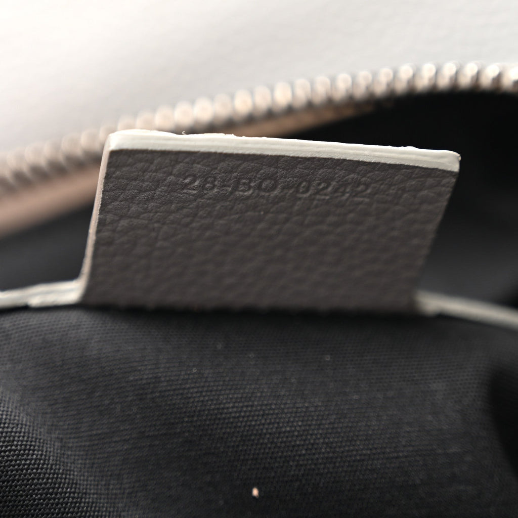 Christian Dior Calfskin Lingot 50 Bag Grey