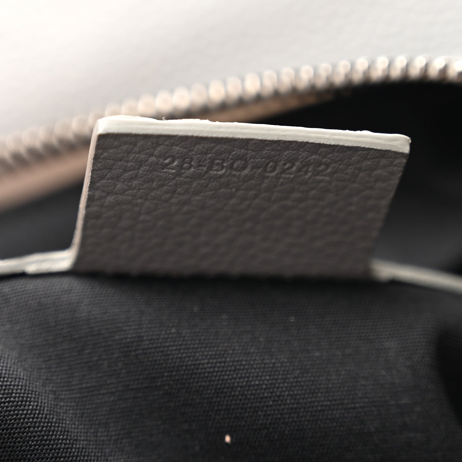 Christian Dior Calfskin Lingot 50 Bag Grey