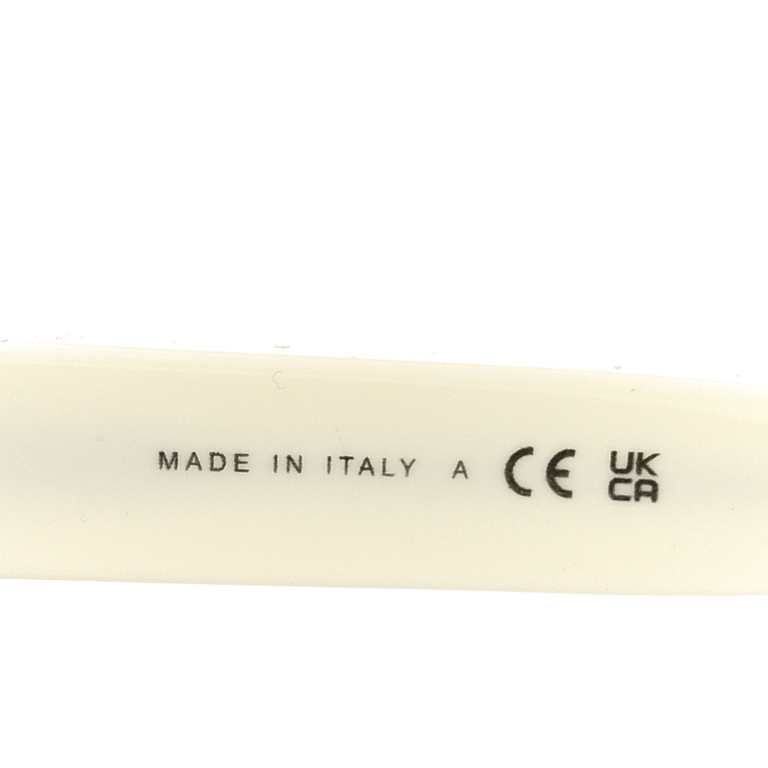 Acetate Pearl Cat Eye CC Sunglasses 5481-H-A White