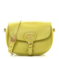 Christian Dior Box Calfskin Medium Bobby Flap Lime