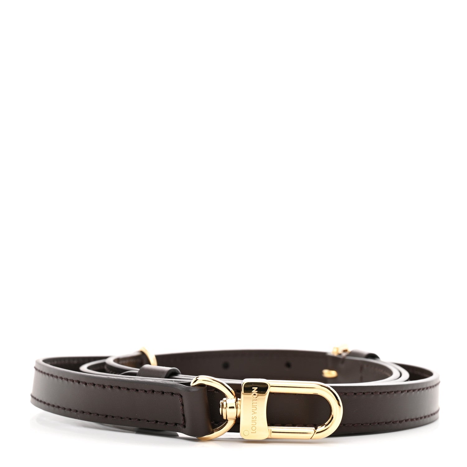 Louis Vuitton Calfskin 16mm Adjustable Shoulder Strap Ebene