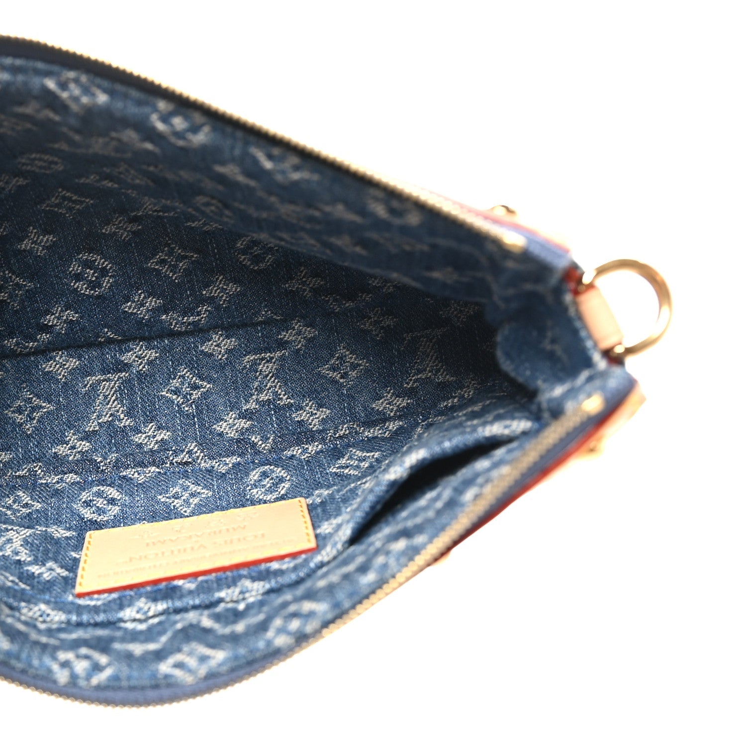 Louis Vuitton LV X TM Monogram Denim Cerises Pochette Accessories Blue