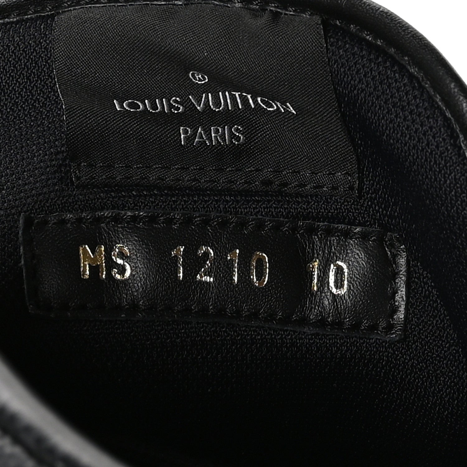 Louis Vuitton Calfskin Monogram Eclipse Mens Rivoli High Top Sneakers 10 Black Grey