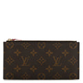 Louis Vuitton Monogram Felicie Chain Wallet Zippered Insert Fuchsia