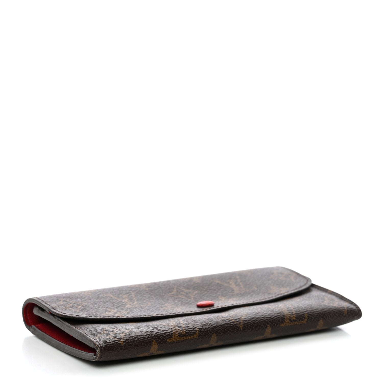 Louis Vuitton Monogram Emilie Wallet Red